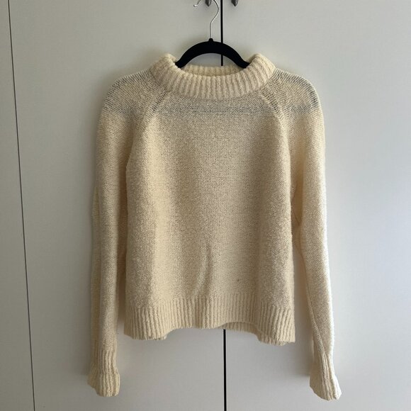 LAST CHANCE Uniqlo U Lemaire Wool Ivory Sweater - Picture 1 of 10
